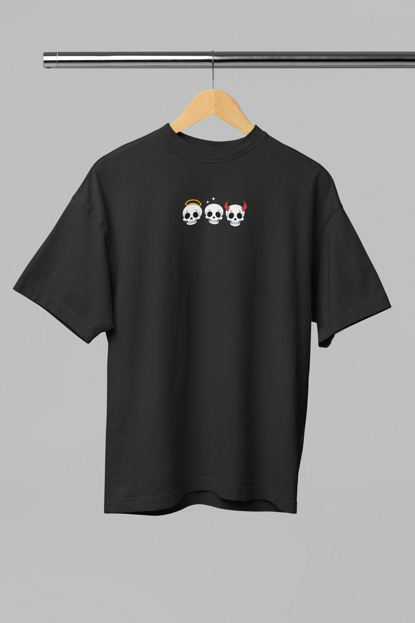 Angel to Devil – 3 Mood Skull T-Shirt