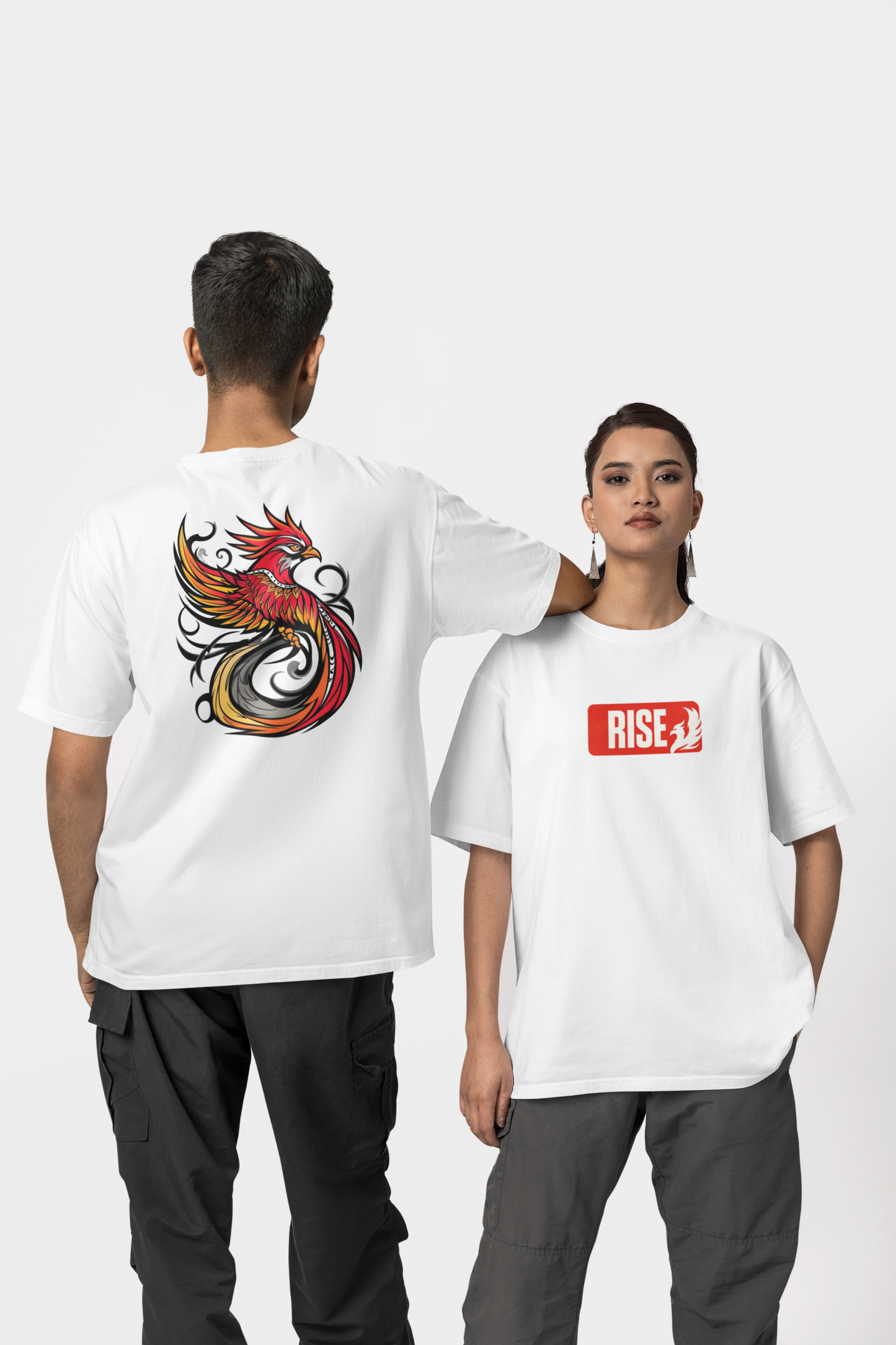 Phoenix Rise - Bold Oversized T-Shirt